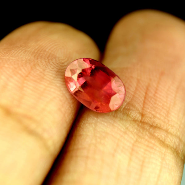 Certified Natural 1.66ct Ruby, Oval Cut - SI Clarity - sapphirebazaar - 2