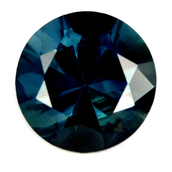 Certified Natural 5.2mm Greenish Blue Sapphire - sapphirebazaar - 1