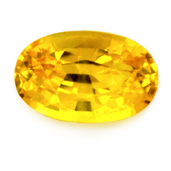 1.08 ct Certified Natural Yellow Sapphire