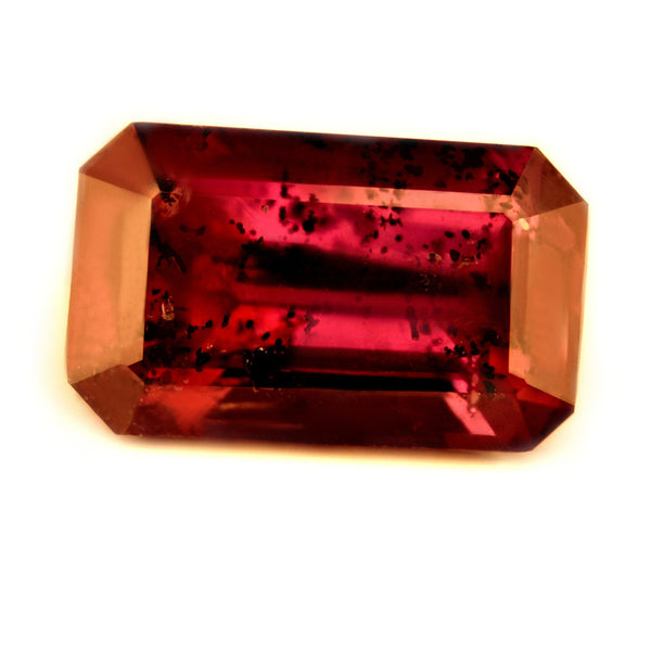 Certified Natural 1.56ct Unheated Ruby, Emerald Cut - sapphirebazaar - 1