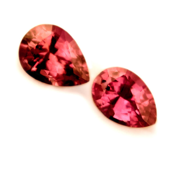 0.30 ct Certified Natural Red Ruby Pair - sapphirebazaar - 1