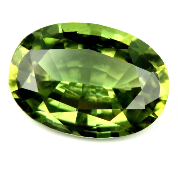 1.11ct Certified Natural Green Sapphire - sapphirebazaar - 1