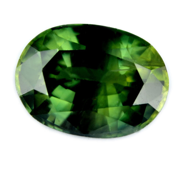 2.19ct Certified Natural Green Sapphire - sapphirebazaar - 1