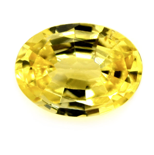0.79 ct Certified Natural Yellow Sapphire