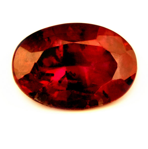 Certified Natural 0.99ct Untreated Ruby, Oval Cut - sapphirebazaar - 1