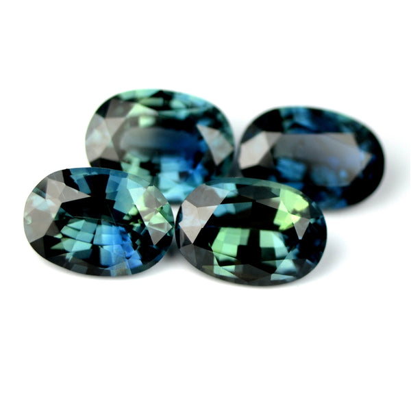 Certified Natural 2.59ct Unheated Blue Sapphire Pair - sapphirebazaar - 1