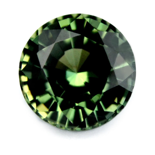 5.19 mm Certified Natural Green Sapphire - sapphirebazaar - 1