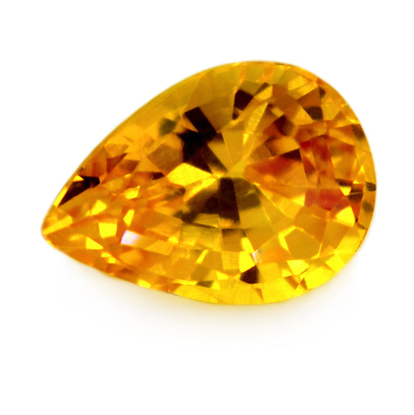 0.98 ct Certified Natural Yellow Sapphire
