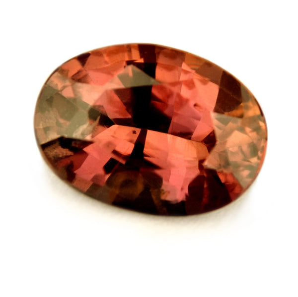 Certified Natural 0.90ct Unheated Orange Sapphire, VS - sapphirebazaar - 1