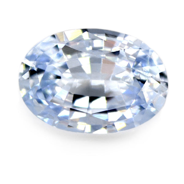 1.08 ct Certified Natural White Sapphire