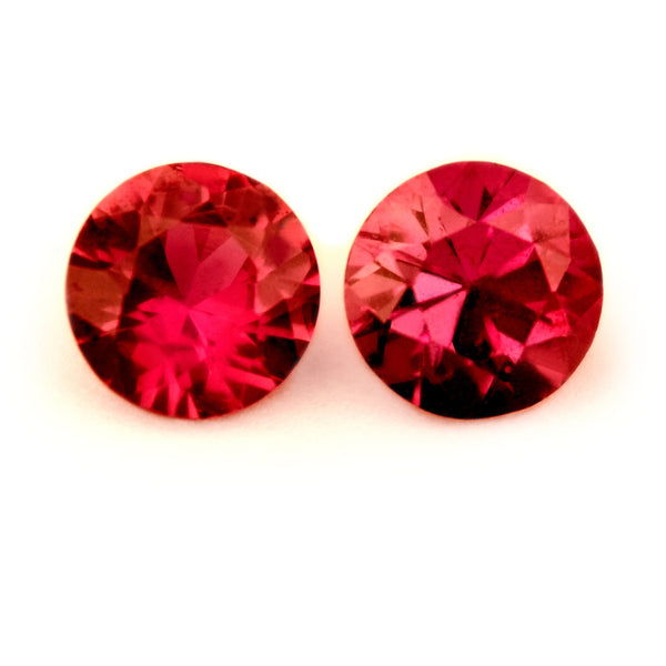 3.61 mm Certified Natural Ruby Pair - sapphirebazaar - 1