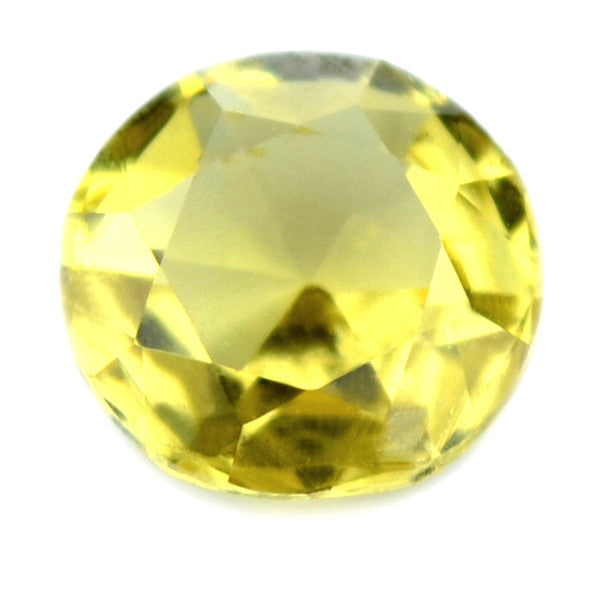 0.50 ct Certified Natural Yellow Sapphire