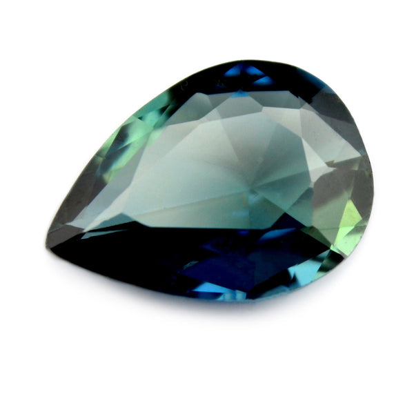 0.90 ct Certified Natural Teal Sapphire