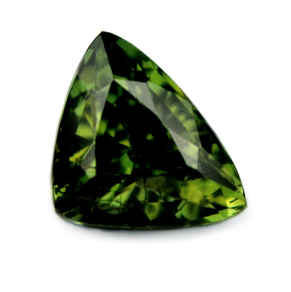 1.01 ct Certified Natural Green Sapphire