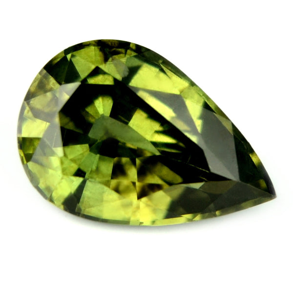 0.95ct Certified Natural Green Sapphire - sapphirebazaar - 1