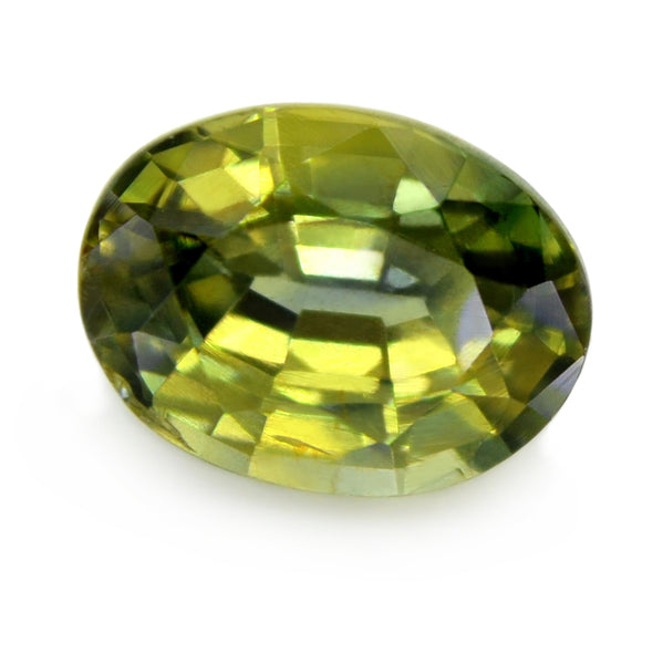 1.07ct Certified Natural Green Sapphire