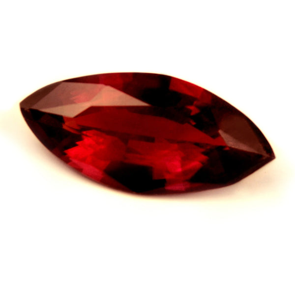 Certified Natural Untreated Royal Red Ruby, 0.46ct VVS Clarity - sapphirebazaar - 1