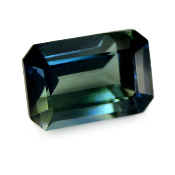 0.89ct certified Natural Teal Sapphire