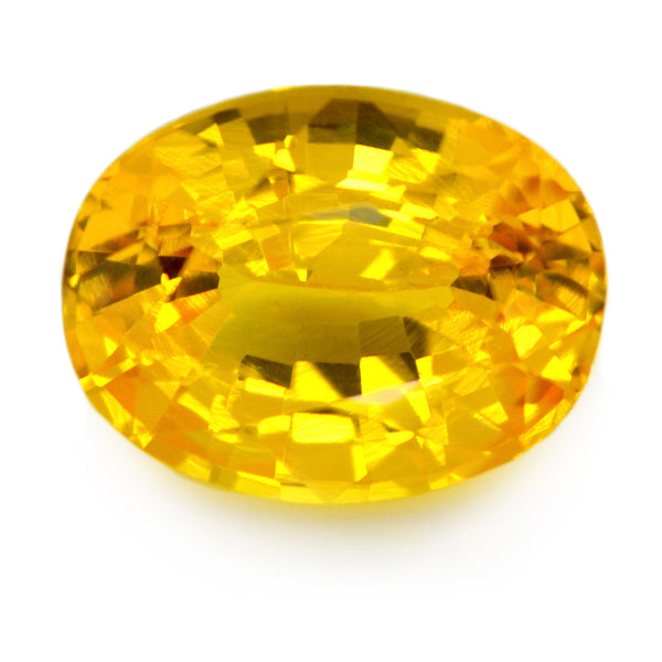 1.45 ct Certified Natural Yellow Sapphire
