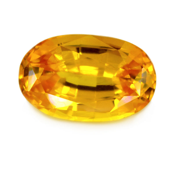 1.11 ct Certified Natural Yellow Sapphire