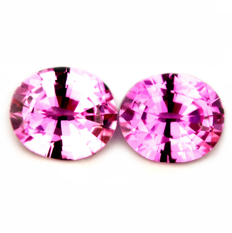 Certified Natural 0.88ct Matching Pink Sapphire Pair - sapphirebazaar - 1