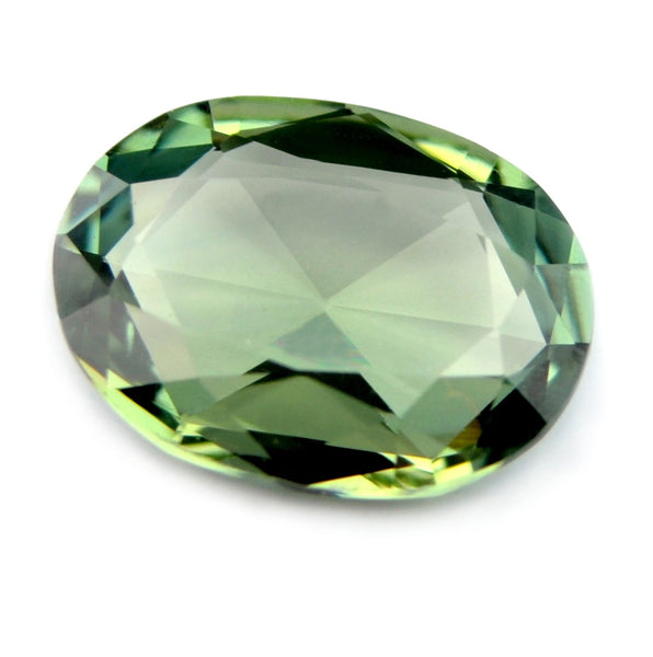 Certified Natural 0.71ct Rose Cut Green Sapphire - sapphirebazaar - 1