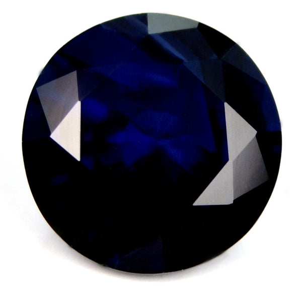 6.42 mm Certified Natural Blue Sapphire - sapphirebazaar - 1