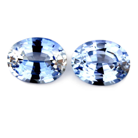 0.79ct Certified Natural Blue Sapphire Pair - sapphirebazaar - 1