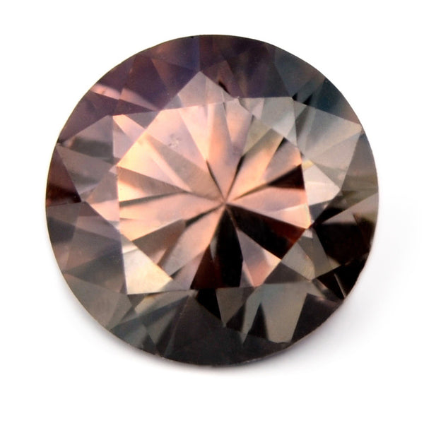 Certified Natural 5.67mm Unheated Multi-Color Sapphire 0.95ct - sapphirebazaar - 1