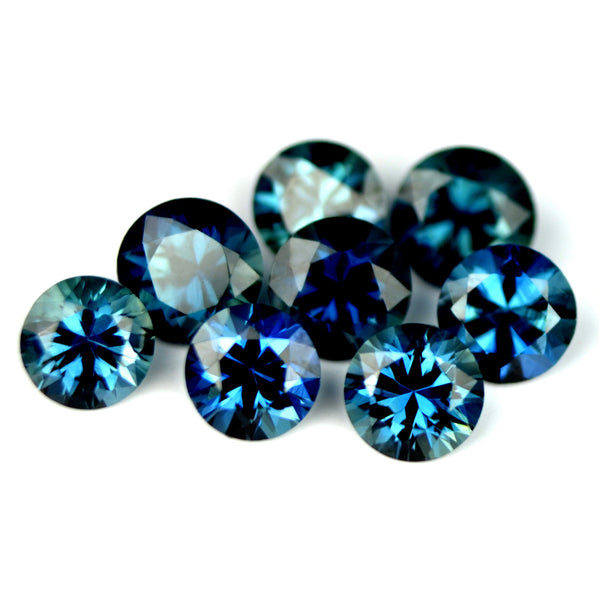 2.58 ct Certified Natural Blue Sapphire Set - sapphirebazaar - 1
