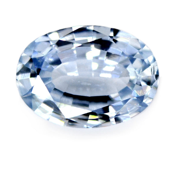 0.80 ct Certified Natural White Sapphire