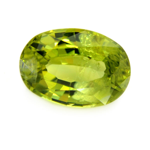 1.62ct Certified Natural Green Sapphire