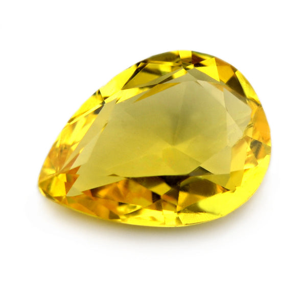 Certified Natural 0.69ct Yellow Rose Cut Sapphire - sapphirebazaar - 1