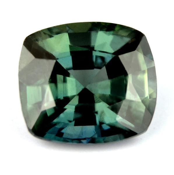 Certified Natural Unheated 1.79ct Green Sapphire VS - sapphirebazaar - 1