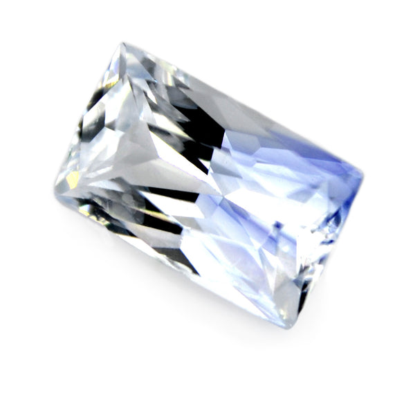0.89 ct Certified Natural White Sapphire