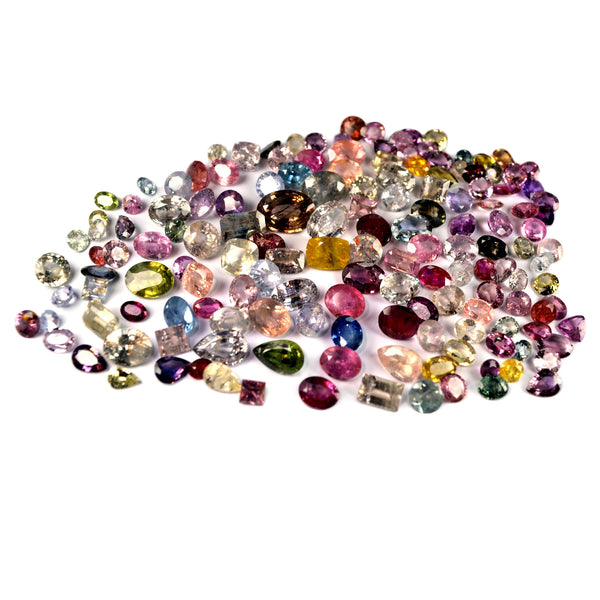 106.20 ct Natural Multicolor Sapphire Parcel