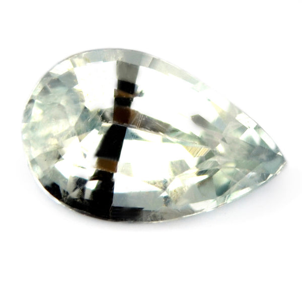 Certified Natural 0.85ct White Sapphire - sapphirebazaar - 1