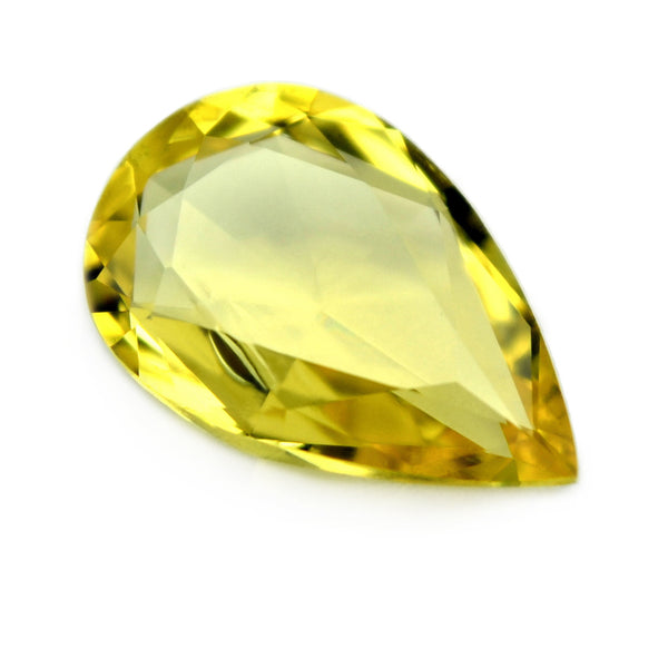 Certified Natural 0.69ct Unheated Yellow Sapphire, VVS - sapphirebazaar - 1