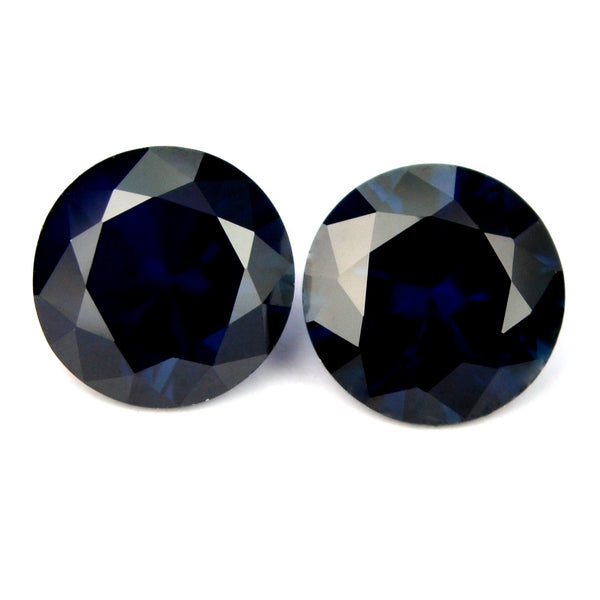 1.77 ct  Natural Blue Sapphire Pair - sapphirebazaar - 1