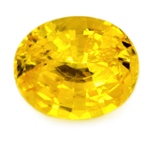 1.74 ct Certified Natural Yellow Sapphire