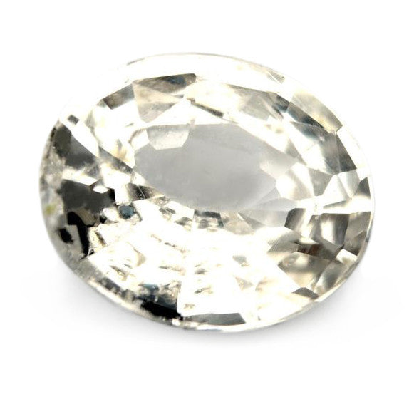 1.61ct Certified Natural White Sapphire