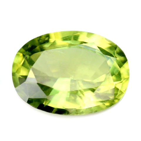1.02ct Certified Natural Green Sapphire