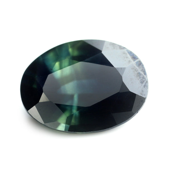 0.91ct Certified Natural Teal Sapphire