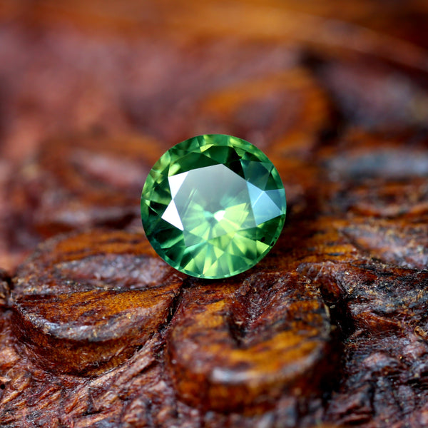 0.92ct Certified Natural Green Sapphire