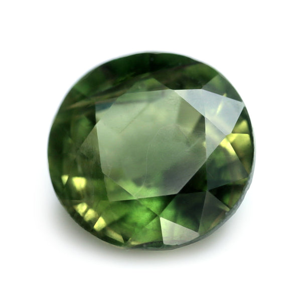 0.64ct Certified Natural Green Sapphire