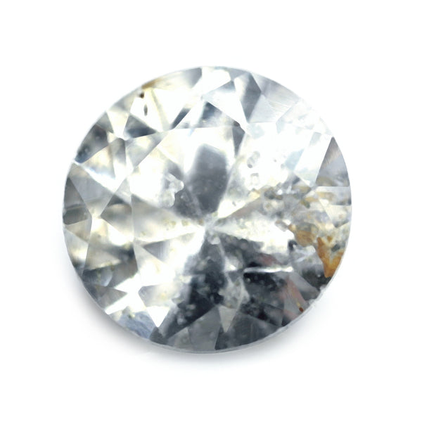 0.48ct Certified Natural White Sapphire