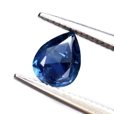 0.57ct Certified Natural Blue Sapphire