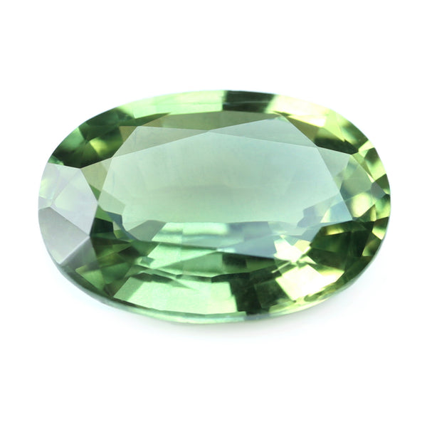 0.97ct Certified Natural Green Sapphire