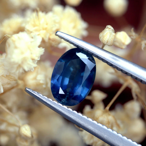 0.73ct Certified Natural Blue Sapphire