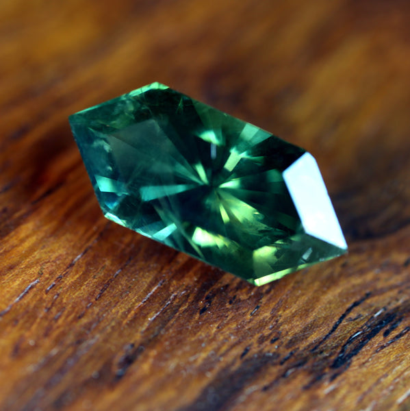 3.76ct Certified Natural Green Sapphire